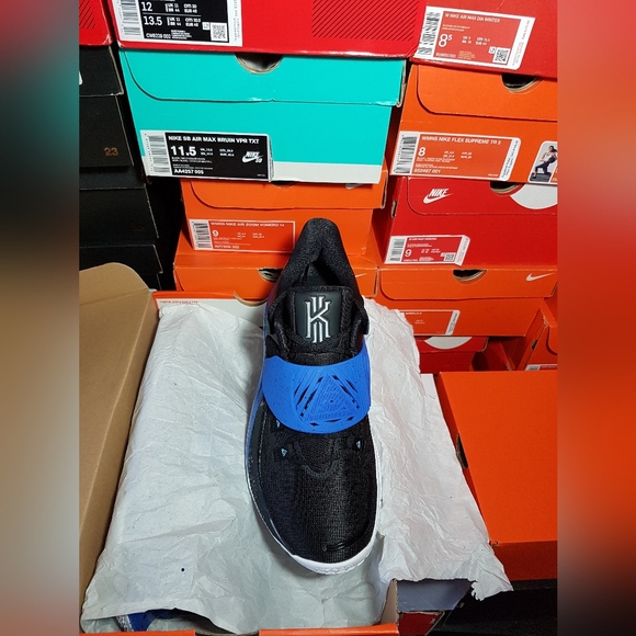 NIKE KYRIE 3 LOW "BLACK GAME ROYAL" MEN'S US SIZE 12 BRAND NEW IN BOX - Picture 11 of 16